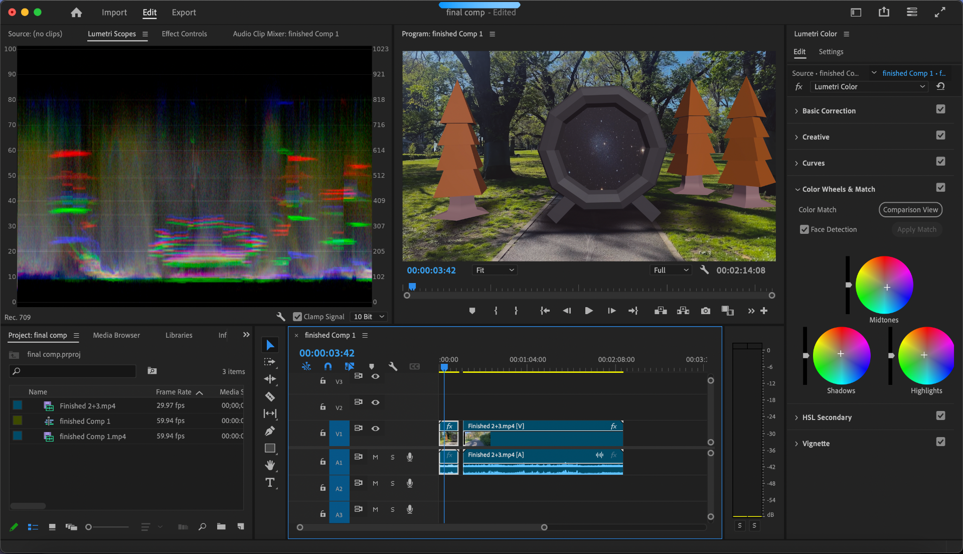Colour grading (after)