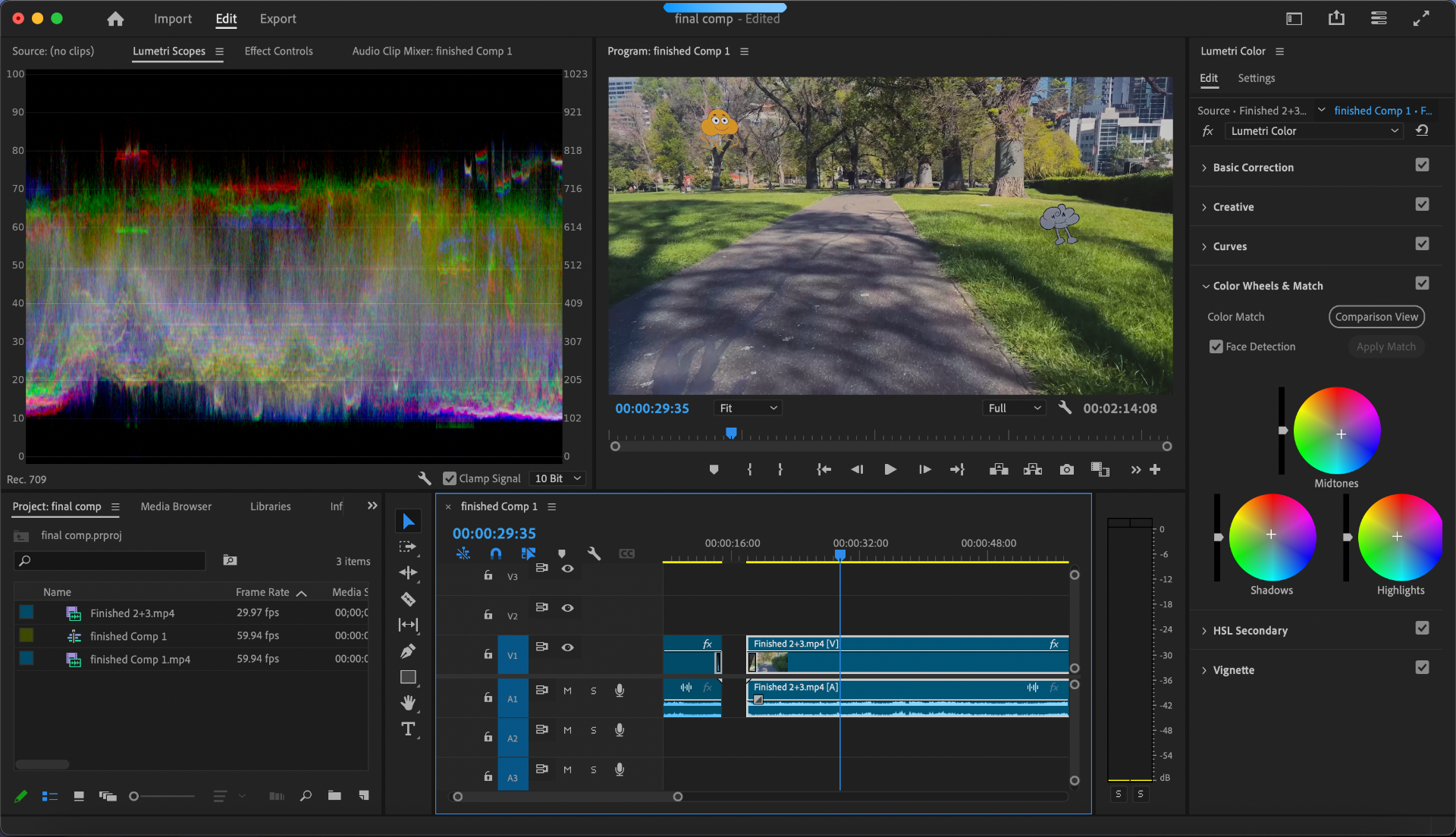 Colour grading (after)
